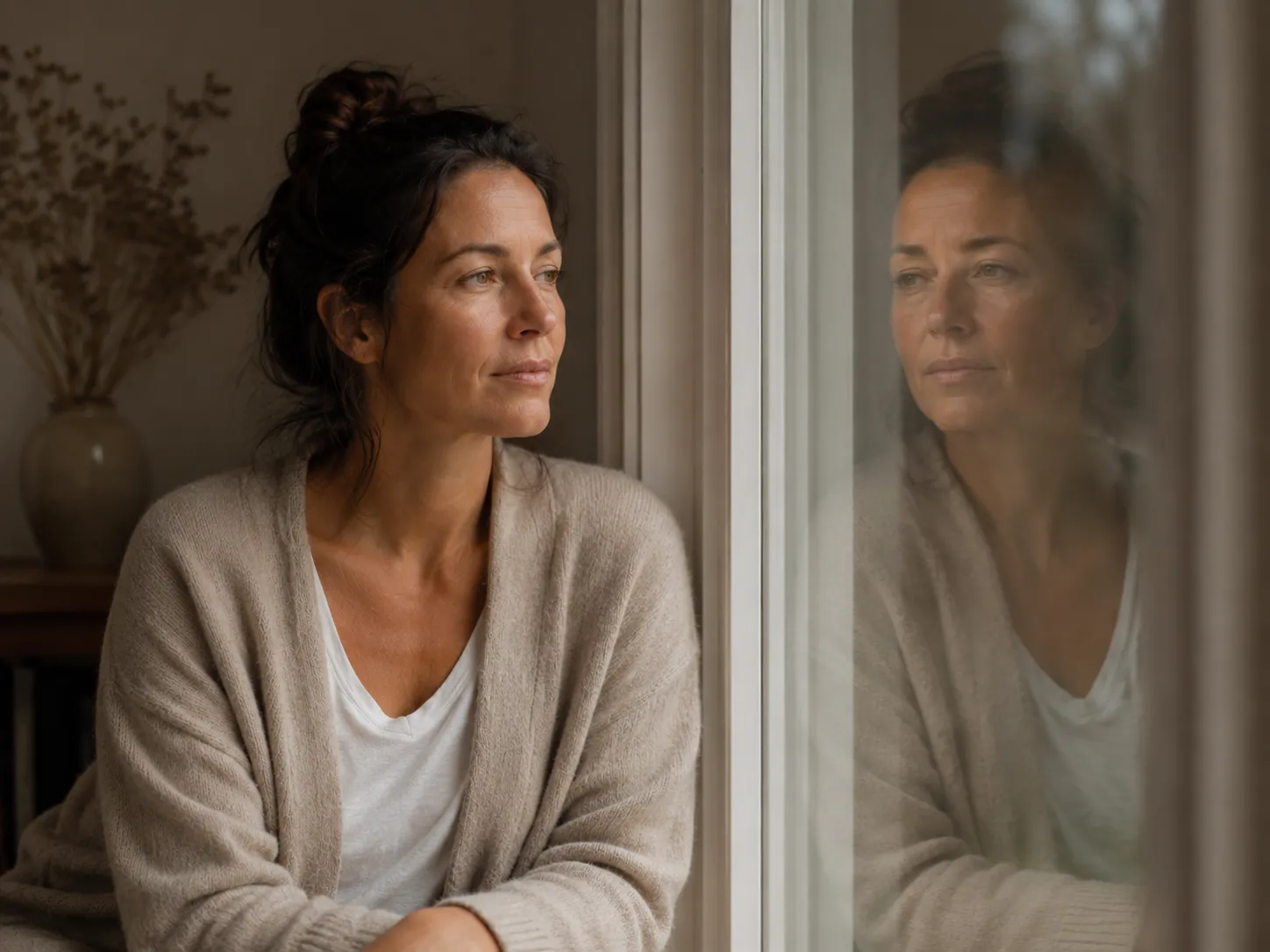 Meeting yourself without performing